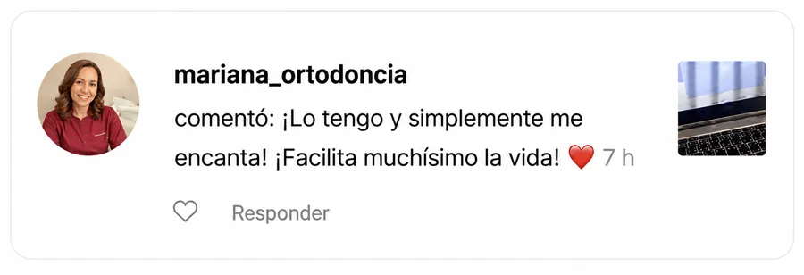 Comentario de una odontóloga sobre el kit